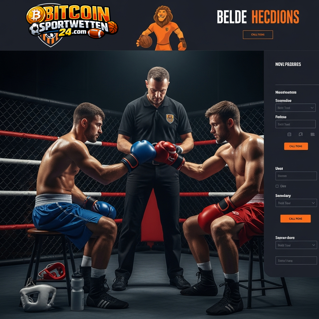 A sports betting website layout showing the registration and deposit sidebar, demonstrating the first step to placing a crypto bet.